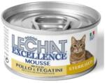 Monge Lechat Excelence Mousse 85 g Steril, Pui/Ficat - petshopmarcu