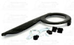  kerékpár láncvédő 24-26-28 col, 36-40T, 120 mm, tartóvassal, műanyag, fekete szín LYNX