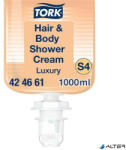 Tork Folyékony szappan, 1 l, S4 rendszer, TORK "Luxury", tusoláshoz és hajmosáshoz (424661)