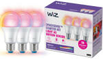 Philips WiZ okos E27 LED, 2200-6500 K, 60 W izzó helyett, 3 darabos (RGBW) (929003601033)