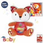 Reig Jucarie interactiva bebe cu sunete si lumini 15 cm - Vulpe (RG18103) - ookee