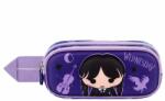 KARACTERMANIA Penar 3D Wednesday Chibi cu 2 compartimente, 22x9.5x8 cm (KM06788) Penar