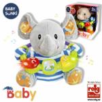 Reig Jucarie interactiva bebe cu activitati si lumini 20 cm - Elefant (RG18111)