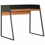 Fekete és barna íróasztal 90 x 60 x 88 cm (VD20266)