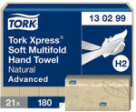 Tork Kéztörlő TORK Xpress® Multifold Soft 2 rétegű 180 lapos natúr