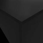 vidaXL Fekete bárasztal szekrénnyel 115 x 59 x 200 cm (280228) - pepita