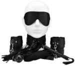 Bound to Play Set Bondage pentru Incepatori (8 Piese) Negru Deschide Usa catre Experiente Noi