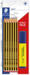 STAEDTLER Noris 120 Hatszögletű "HB" Grafitceruza készlet radírral (12 db / csomag ) (120 BK12P1) (120 BK12P1)