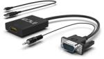 INCA Cian Technology IVTH-02 Inca VGA/3.5mm Jack apa - HDMI anya Adapter + USB kábel (IVTH-02) (IVTH-02)