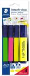 STAEDTLER Classic Szövegkiemelő készlet - Vegyes színek ( 3+1 db / csomag) (364 A BK4D) (364 A BK4D)