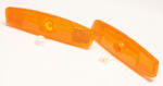 LONGUS trapéz hosszúkás küllőprizma, 110x25 mm, narancs, párban