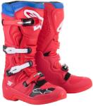 Alpinestars Tech 5 motoros csizma piros-kék-fehér-fekete