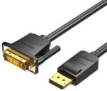 Vention DisplayPort-DVI 24+1 kábel 2 m-es Vention HAFBH fekete