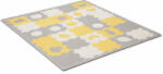 KinderKraft szivacspuzzle szõnyeg - Luno Shape 30db sárga-szürke (M5902533919338)