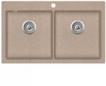 Blanco Mosogató Evido Quadro 9 gránit mosog. 2 med. 86*51 Avena (BLANCO 105724)