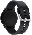  Okosóra szilikon szíj - Samsung Galaxy Watch 3 (45 mm) szíj - Strap - fekete szilikon szíj (szíj szélesség: 22 mm) - tokgalaxis