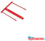 Fellowes Lefűzõklip, műanyag, 85mm, Fellowes(R) Bankers Box, 100 db/csomag, piros (89602)