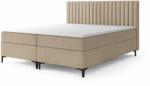 MV Bézs MODENA kárpitozott boxpring ágy Méret: 160x200