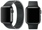 Apple Watch 1-6, SE (38 / 40 mm), Fém pótszíj, állítható, Devia Elegant Link, fekete