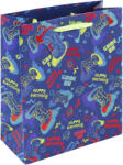 Eurowrap ajándéktasak (21, 5x25x10 cm) gameres (4) (33946-3C)