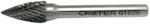 CRATER Turbómaró Kem. Fém Csúcsos G-Tip10X20X6mm Bliszteres Hegyes (322N192-10)