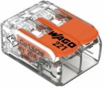 WAGO 221-412 Vezeték összekötő oldható 2P 0, 2-4mm2 100db/csomag