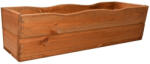 ROJAPLAST fenyőfából készült virágláda 64 cm - barna (48-9)
