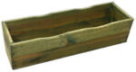 ROJAPLAST GREEN 44 CM fenyőfából készült virágláda - zöld (48-6)