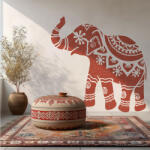 MyWall Indiai elefánt stencil - Festő - 18x23 cm mini
