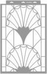MyWall Artdeco 01 stencil - 3D - 38x60 cm maxi 1