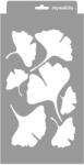 MyWall Ginkgo stencil - 3D - 18x35 cm kicsi