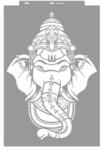 MyWall Indiai elefánt stencil - Festő - 59x89 cm ultra