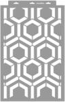 MyWall Hatszög 04 stencil - 3D - 38x60 cm maxi 1