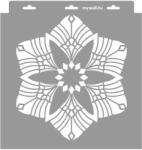 MyWall Artdeco 07 stencil - 3D - 28x29 cm tortatál