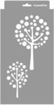 MyWall Bagolymese stencil - 3D - 18x35 cm kicsi