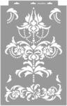 MyWall Barokk 04 stencil - 3D - 38x60 cm maxi