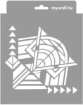 MyWall Artdeco 10 stencil - 3D - 18x23 cm mini