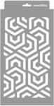 MyWall Hatszög 05 stencil - Festő - 18x35 cm kicsi