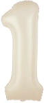 PartyPal Számos lufi 34" 86cm óriás, szám, számjegy 1-es, krém színű (LUFI165796)