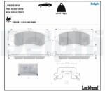 DELPHI set placute frana, frana disc DELPHI LP5003EV
