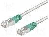 Goobay Cablu patch cord, Cat 5e, lungime 1m, F/UTP, Goobay - 50186