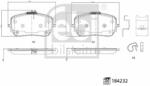 Febi Bilstein set placute frana, frana disc FEBI BILSTEIN 184232 (184232)