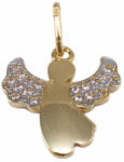 Ékszershop Köves angyal arany medál (1268122)