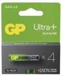 GP Batteries GP B03114 Ultra Plus AAA (LR03) alkáli mikroceruza elem 4db/csomag (B03114) - bestbyte