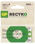 GP Batteries GP ReCyko NiMH Akkumulátor HR03 (AAA) 950mAh 4db (B25114) - bestbyte