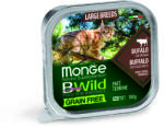 Monge BWild Grain Free Paté Terrine Large Breed - bölény zöldségekkel 100 g