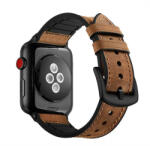 Xprotector szilikon/bőr szíj Apple Watch, 42/44mm, barna (117640)
