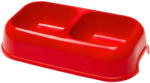Ferplast Party 18 Dupla műanyag tál 2x0, 6liter - piros (71118099)