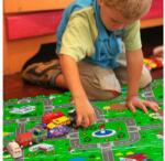 TrendOtthon Város mintás Habszivacs Puzzle Szőnyeg Gyerekeknek (4360)