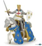 Papo Figurina Papo - Personaje istorice, Saint Louis pe cal (39841) Figurina
